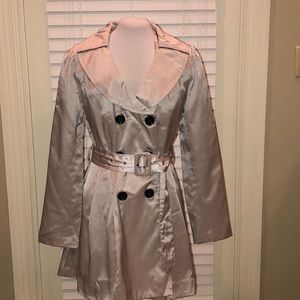 Silver/Gray women’s dress jacket with belt